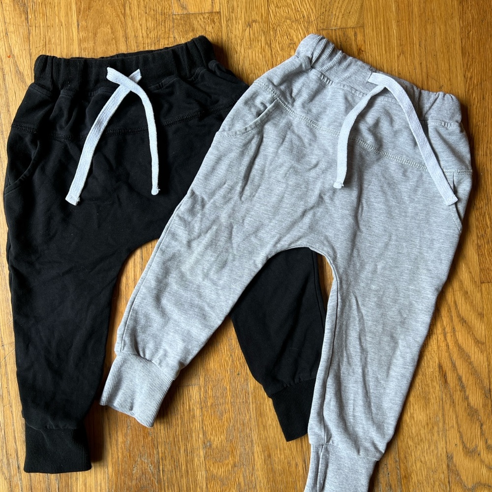 Little Bipsy Black and Grey Jogger Bundle